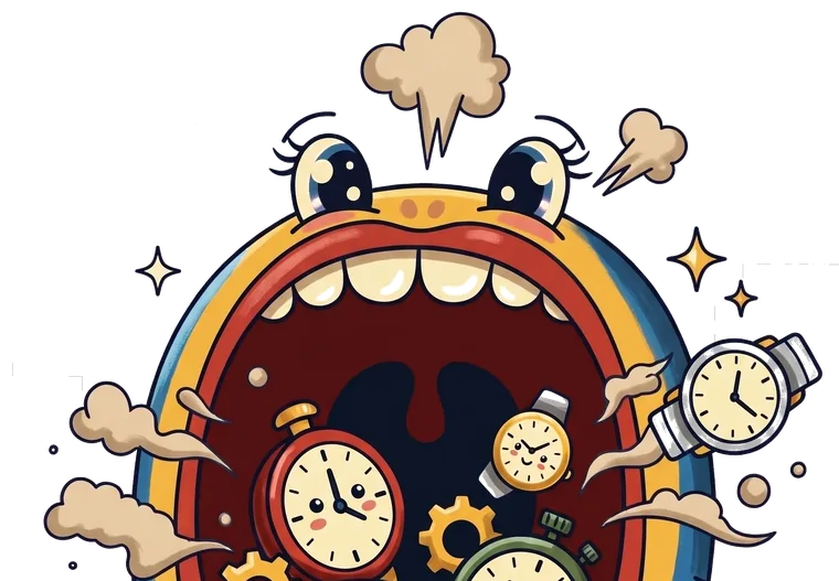 Time-eating monster